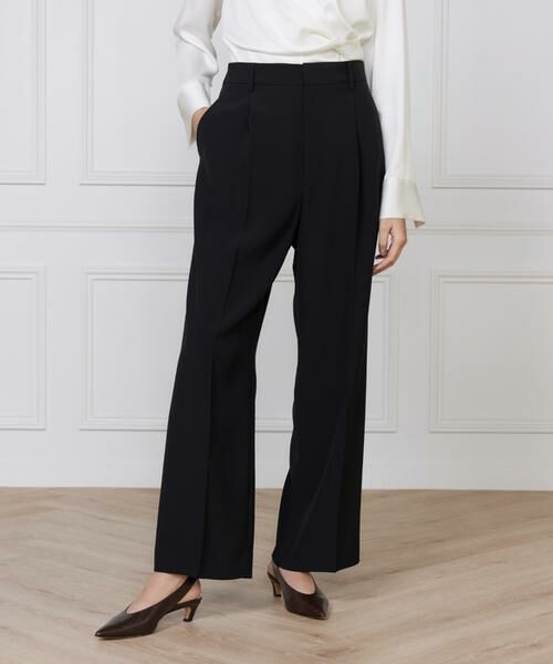 INED / イネド その他パンツ | 《大きいサイズ》ワンタックストレートセミワイドパンツ | 詳細8