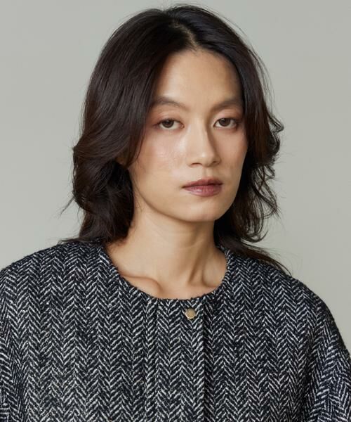 INED / イネド ブルゾン | ノーカラーブルゾン | 詳細11