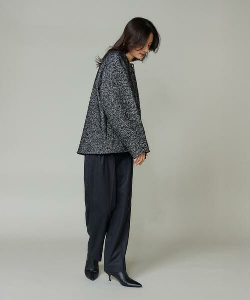 INED / イネド ブルゾン | ノーカラーブルゾン | 詳細3