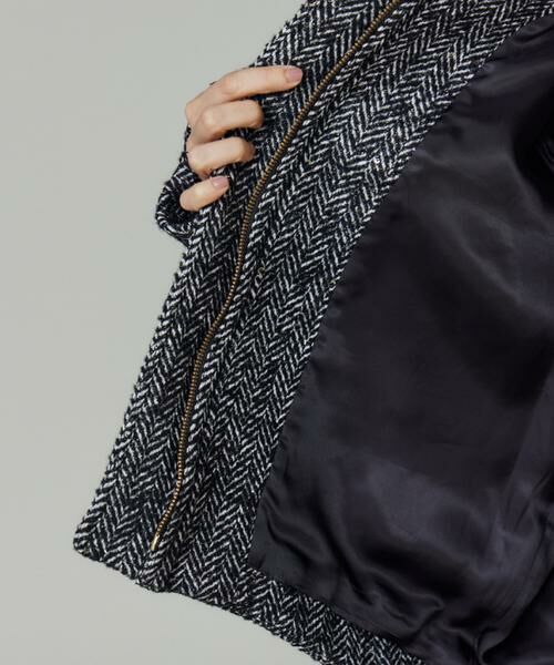 INED / イネド ブルゾン | ノーカラーブルゾン | 詳細7