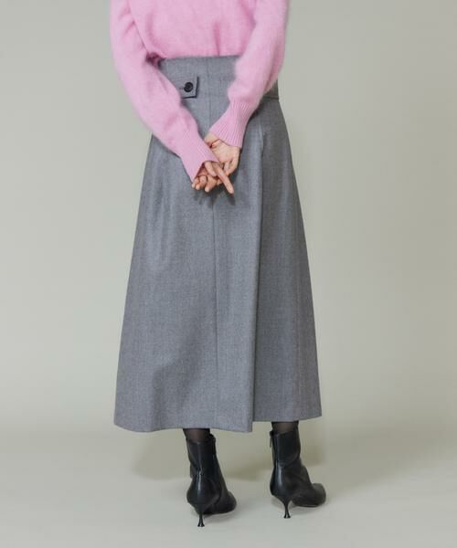 INED / イネド ロング・マキシ丈スカート | ラップ風スカート | 詳細13
