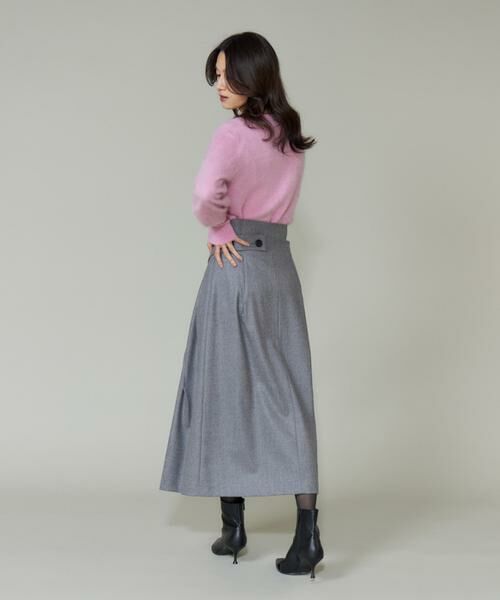 INED / イネド ロング・マキシ丈スカート | ラップ風スカート | 詳細4