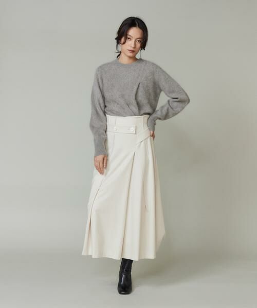 INED / イネド ロング・マキシ丈スカート | ラップ風スカート | 詳細8