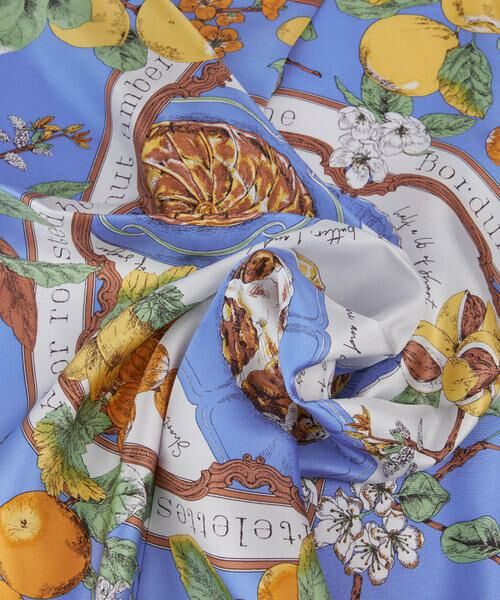 INED / イネド マフラー・ショール・スヌード・ストール | シルクスカーフ　アンティークレシピ《manipuri》 | 詳細2