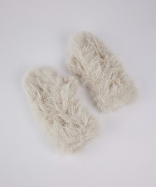 INED / イネド 手袋 | MAFFORA MONTON WITH STRAP ストラップ付ファーグローブ《ALPO》 | 詳細4