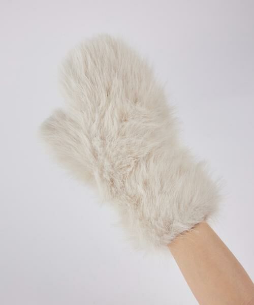 INED / イネド 手袋 | MAFFORA MONTON WITH STRAP ストラップ付ファーグローブ《ALPO》 | 詳細5