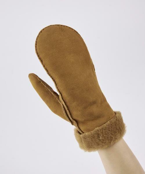 INED / イネド 手袋 | MAFFORA MONTON WITH STRAP ストラップ付シープスエードグローブ《ALPO》 | 詳細5