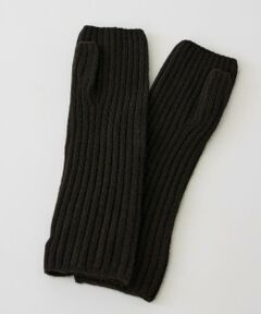 INED / イネド 手袋 | ミドルゲージカシミヤ リブアームウォーマー《ASAUCE MELER》