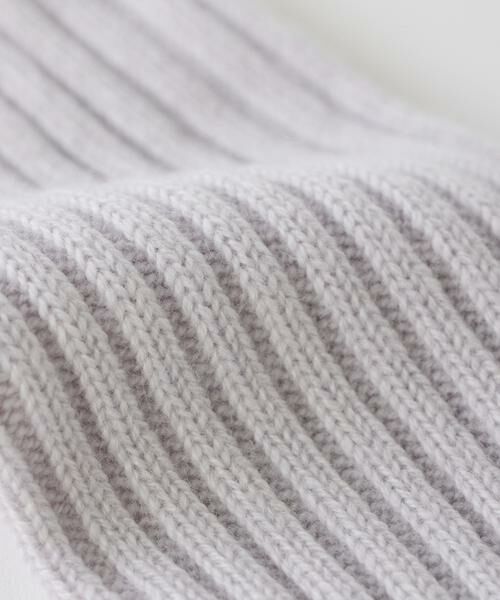 INED / イネド 手袋 | ミドルゲージカシミヤ リブアームウォーマー《ASAUCE MELER》 | 詳細4