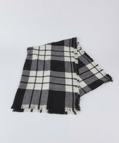INED / イネド マフラー・ショール・スヌード・ストール | ウルトラファインラムミニバスケットタータンストール《ASAUCE MELER》