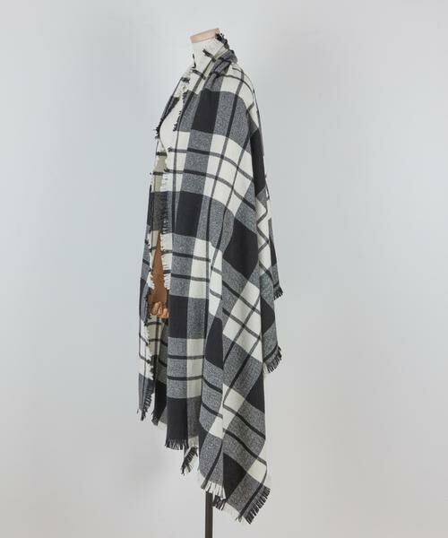 INED / イネド マフラー・ショール・スヌード・ストール | ウルトラファインラムミニバスケットタータンストール《ASAUCE MELER》 | 詳細3