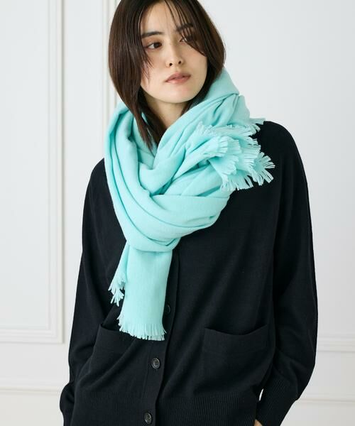 INED / イネド マフラー・ショール・スヌード・ストール | ウルトラファインラムミニバスケットストール《ASAUCE MELER》 | 詳細4