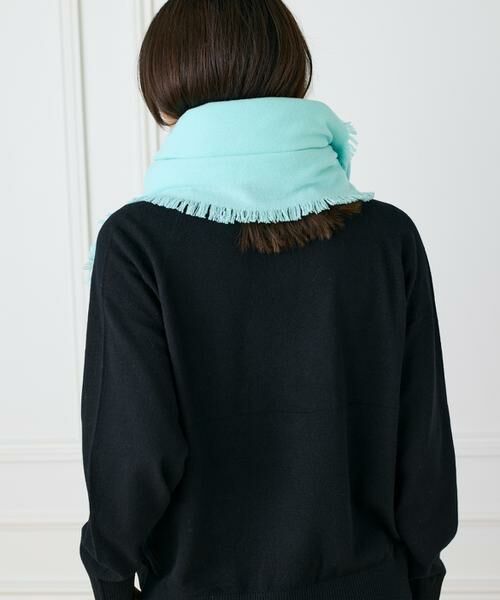 INED / イネド マフラー・ショール・スヌード・ストール | ウルトラファインラムミニバスケットストール《ASAUCE MELER》 | 詳細6