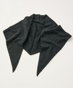 INED / イネド マフラー・ショール・スヌード・ストール | シームレストライアングルカシミヤニットストール《ASAUCE MELER》