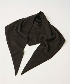 INED / イネド マフラー・ショール・スヌード・ストール | シームレストライアングルカシミヤニットストール《ASAUCE MELER》