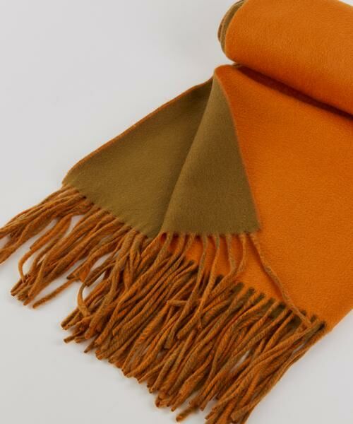 INED / イネド マフラー・ショール・スヌード・ストール | スポンディッシュカシミヤリバーシブルストール《ASAUCE MELER》 | 詳細10