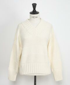 INED / イネド ニット・セーター | CASHEART カシミヤ編地変化バルキーニット