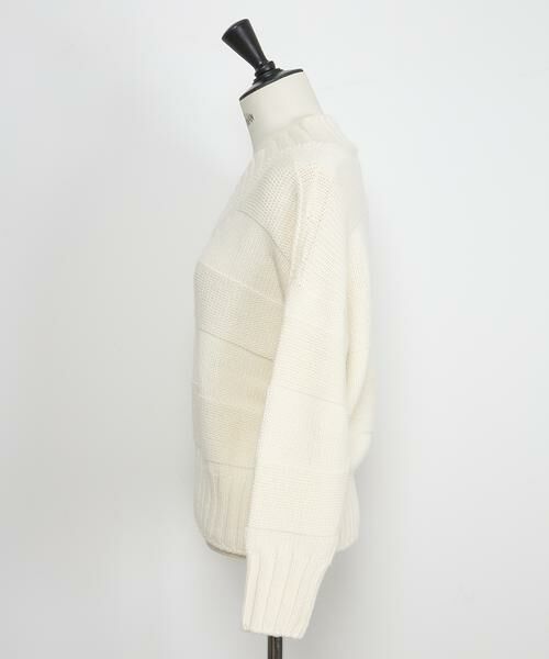 INED / イネド ニット・セーター | CASHEART カシミヤ編地変化バルキーニット | 詳細2