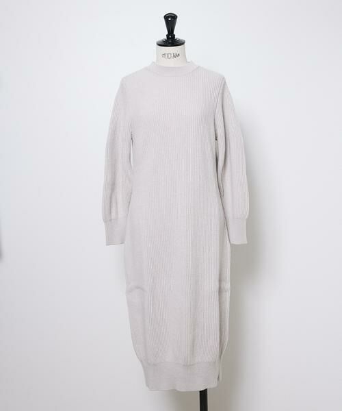INED / イネド ミニ丈・ひざ丈ワンピース | CASHEART カシミヤニットワンピース | 詳細5
