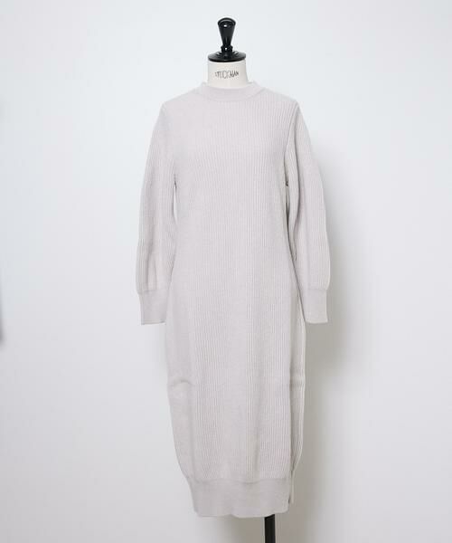 INED / イネド ミニ丈・ひざ丈ワンピース | CASHEART カシミヤニットワンピース | 詳細6