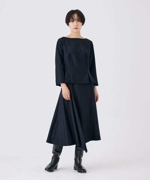 INED / イネド シャツ・ブラウス | ハイカウントフラノ ウエストタックブラウス | 詳細2