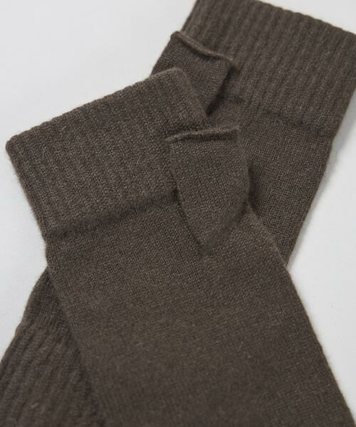 INED / イネド その他小物 | ミドルゲージカシミヤフィンガーレスグローブ | 詳細3