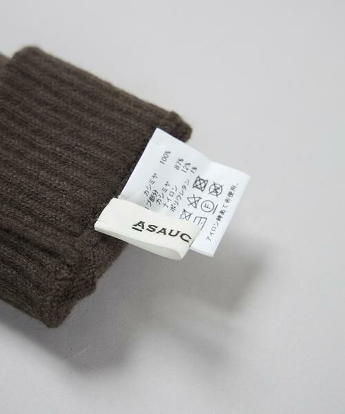 INED / イネド その他小物 | ミドルゲージカシミヤフィンガーレスグローブ | 詳細4