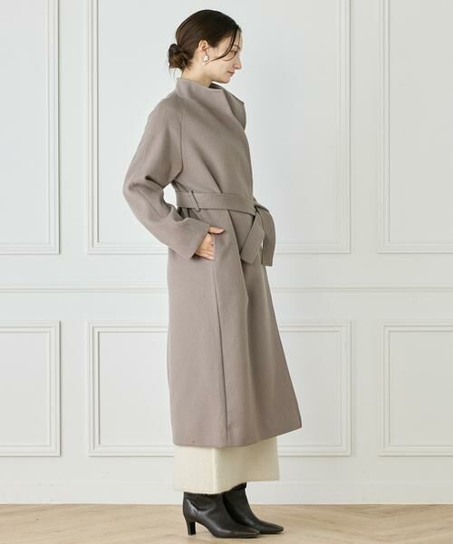 INED / イネド その他アウター | スタンドカラーラグランスリーブコート | 詳細11