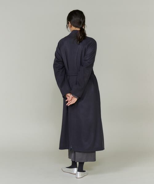 INED / イネド その他アウター | 《大きいサイズ》スタンドカラーラグランスリーブコート | 詳細8