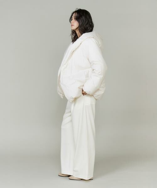 INED / イネド ダウンジャケット・ベスト | ショールカラーフードダウンコート | 詳細3