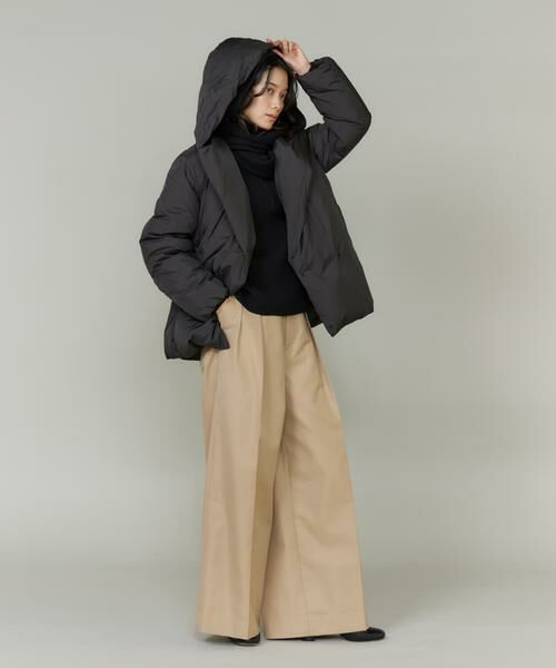 INED / イネド ダウンジャケット・ベスト | ショールカラーフードダウンコート | 詳細8