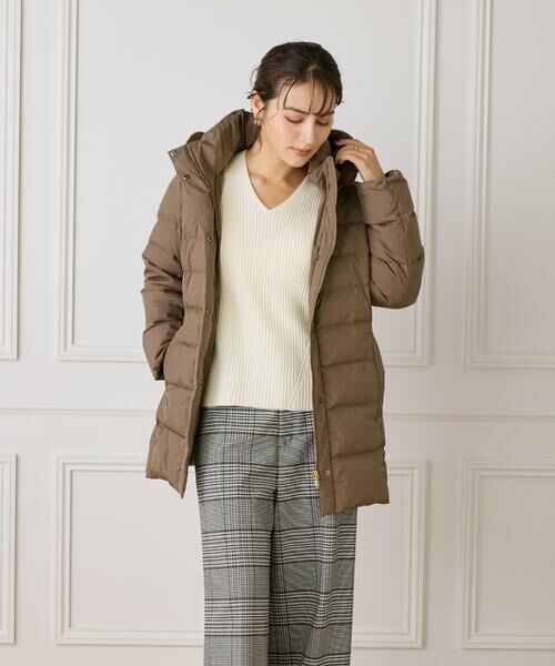 INED / イネド ダウンジャケット・ベスト | 《WEB限定》フェイクファーフードミドルダウンコート | 詳細11