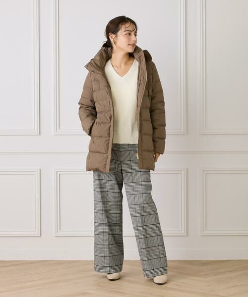 INED / イネド ダウンジャケット・ベスト | 《WEB限定》フェイクファーフードミドルダウンコート | 詳細8