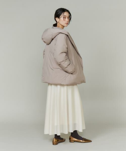 INED / イネド ダウンジャケット・ベスト | 《大きいサイズ》ショールカラーフードダウンコート | 詳細10