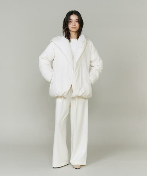 INED / イネド ダウンジャケット・ベスト | 《大きいサイズ》ショールカラーフードダウンコート | 詳細2