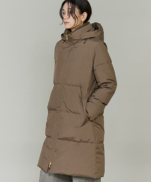 INED / イネド ダウンジャケット・ベスト | 《大きいサイズ》ロング丈 スタンドカラーダウンコート | 詳細1