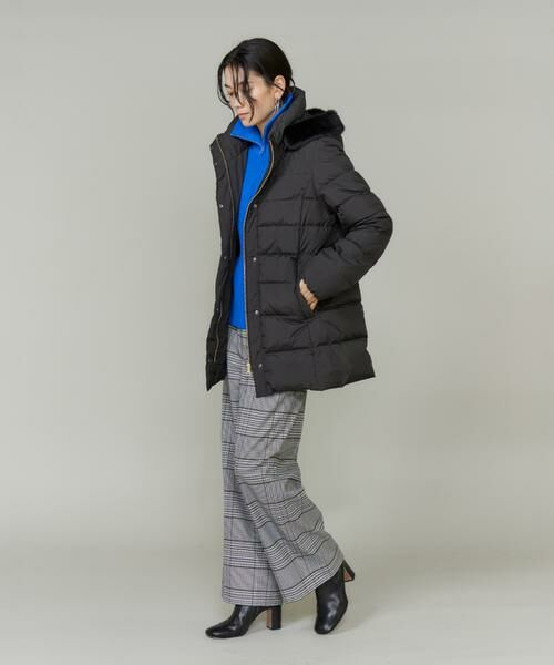 INED / イネド ダウンジャケット・ベスト | 《大きいサイズ》フェイクファーフードミドルダウンコート《WEB限定》 | 詳細3