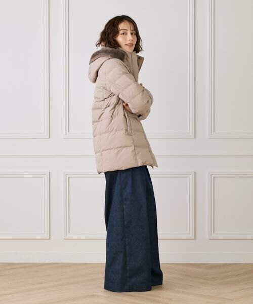 INED / イネド ダウンジャケット・ベスト | 《大きいサイズ》フェイクファーフードミドルダウンコート《WEB限定》 | 詳細7