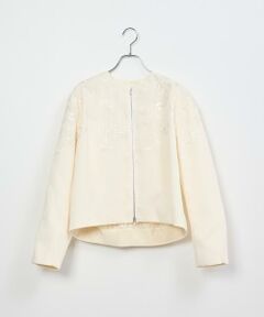 INED / イネド ブルゾン | 《大きいサイズ》フロントジップブルゾン《la veille by SUPERIOR CLOSET》