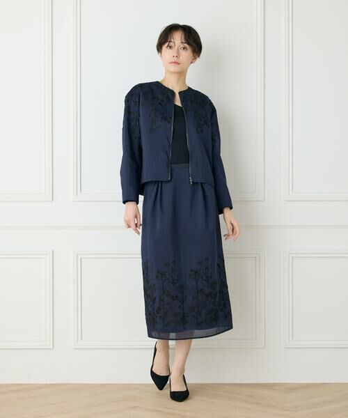 INED / イネド ブルゾン | 《大きいサイズ》フロントジップブルゾン《la veille by SUPERIOR CLOSET》 | 詳細2