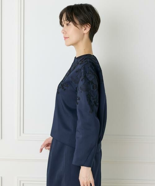 INED / イネド ブルゾン | 《大きいサイズ》フロントジップブルゾン《la veille by SUPERIOR CLOSET》 | 詳細7