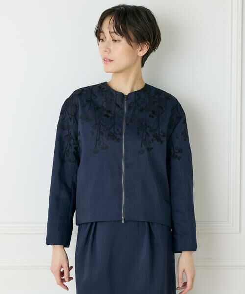 INED / イネド ブルゾン | 《大きいサイズ》フロントジップブルゾン《la veille by SUPERIOR CLOSET》 | 詳細6