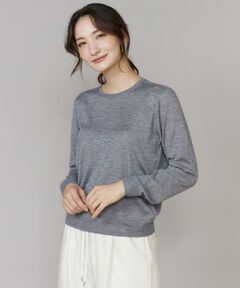 INED / イネド ニット・セーター | 《CONTESSA》シルクカシミヤクルーネックニット