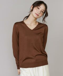 INED / イネド ニット・セーター | 《CONTESSA》シルクカシミヤVネックニット
