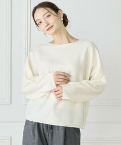 INED / イネド ニット・セーター | 《WEB限定カラー》カシミヤ混ドルマンスリーブニット