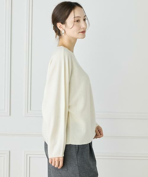 INED / イネド ニット・セーター | 《WEB限定カラー》カシミヤ混ドルマンスリーブニット | 詳細12