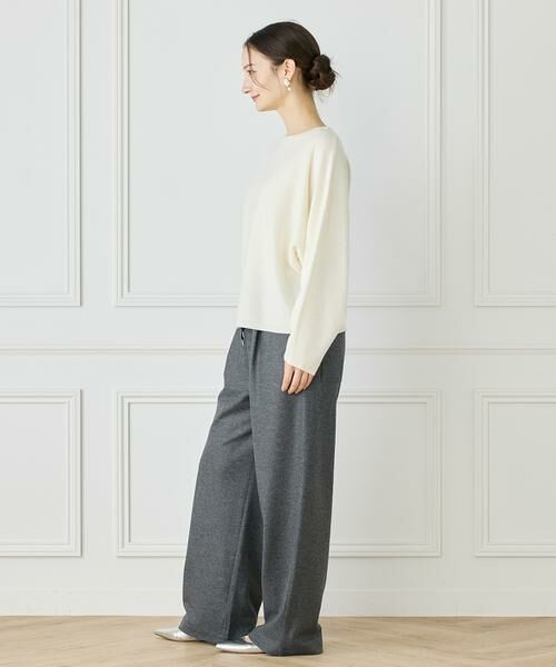 INED / イネド ニット・セーター | 《大きいサイズ》カシミヤ混ドルマンスリーブニット《WEB限定カラー》 | 詳細14