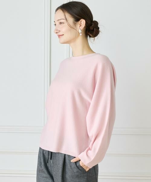 INED / イネド ニット・セーター | 《大きいサイズ》カシミヤ混ドルマンスリーブニット《WEB限定カラー》 | 詳細2