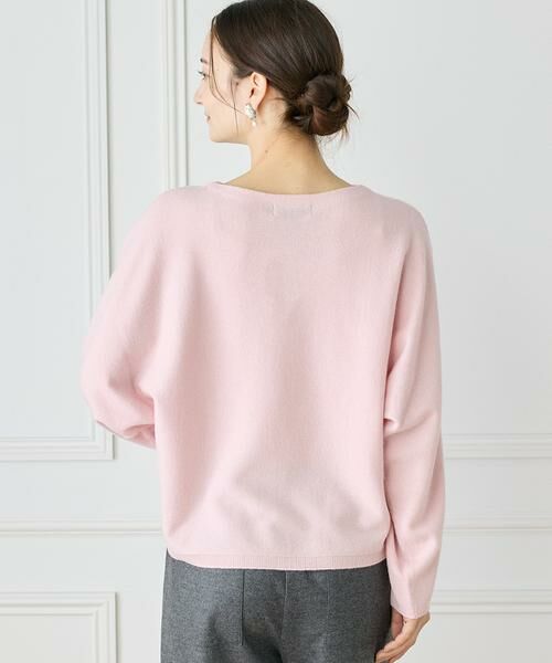 INED / イネド ニット・セーター | 《大きいサイズ》カシミヤ混ドルマンスリーブニット《WEB限定カラー》 | 詳細3