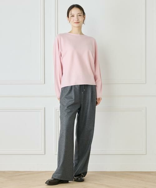 INED / イネド ニット・セーター | 《大きいサイズ》カシミヤ混ドルマンスリーブニット《WEB限定カラー》 | 詳細4